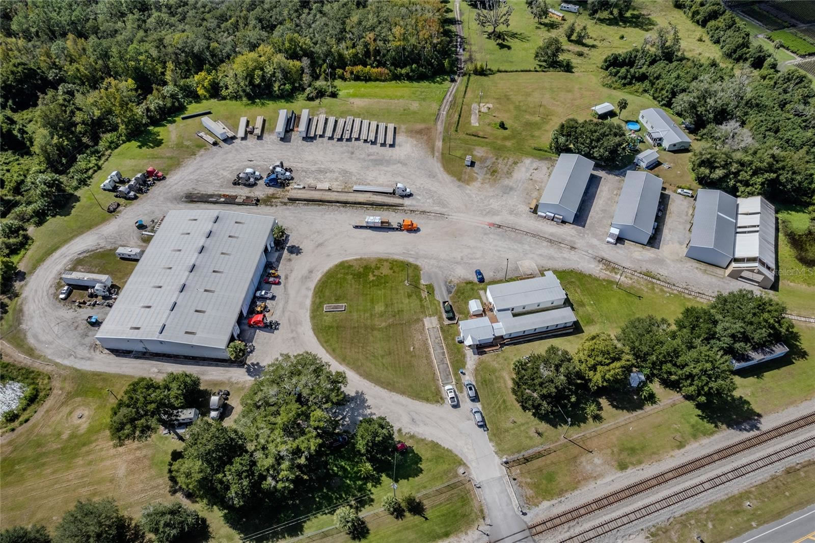 Warehouse For Sale with Railroad Spur - 16 acres